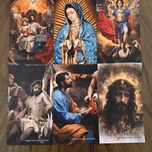 Lead All Souls to Heaven: Sacred Art Prayer Cards - Complete Set (6 Cards)