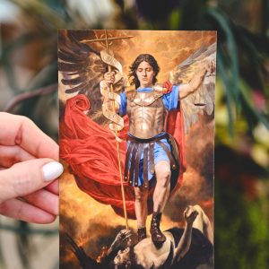 Prayer Over a Space Sacred Art Prayer Card