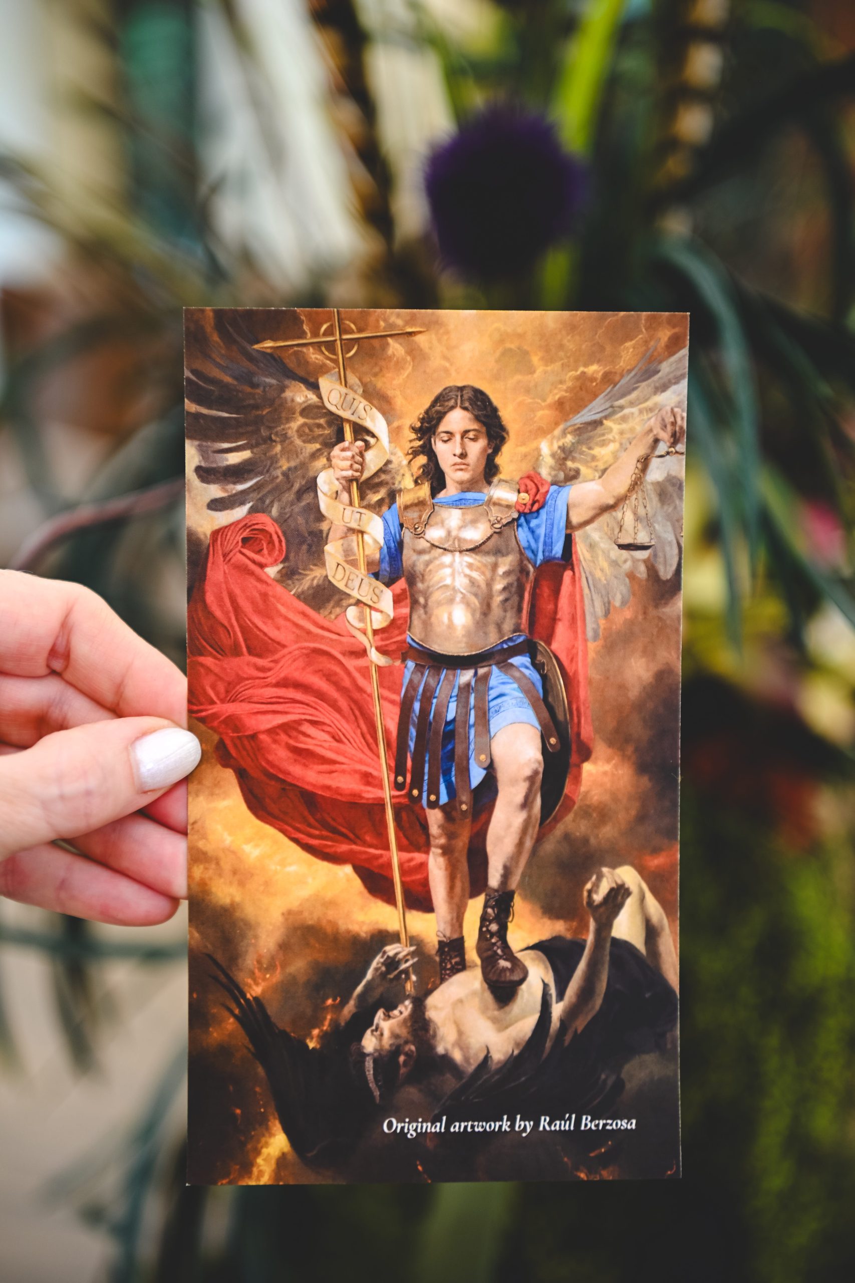 Prayer Over a Space Sacred Art Prayer Card